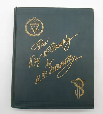 1930 H. P. Blavatsky Key To Theosophy Esoteric Philosophy Occult Facsimile Of FE • $59.99