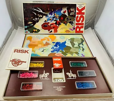 1975 Risk Game Parker Brothers Complete In Very Good Condition FREE SHIPPING • $35.99