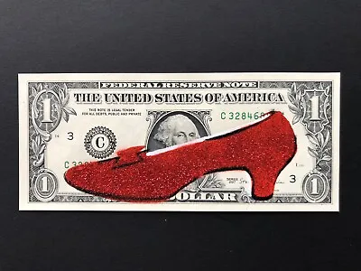 £35 • Buy Wizard Of Oz Ruby Urban Art Dollar By Tapirart Dismaland Banksy Stik Pure Evil