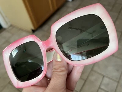 £133.60 • Buy Rare Vtg Oliver Goldsmith Fuz (1966) Sunglasses 56[]20-140 Custom Pink Marble