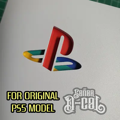 1x PS5 Logo Insert Classic Colour Sticker For Playstation 5 NOT SLIM • $7