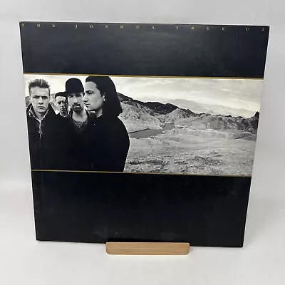 U2  The Joshua Tree Vinyl LP Gatefold W/Lyric Poster 1987 Island Records 90581 • $30