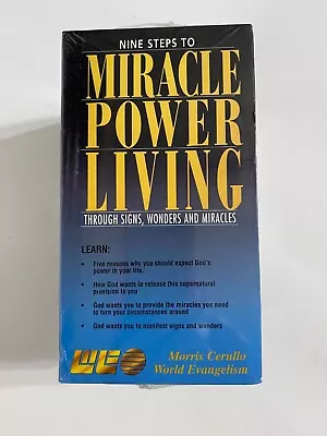 Morris Cerullo Nine Steps To Miracle Power Living. 5 VHS Set NEW/SEALED • $29.99