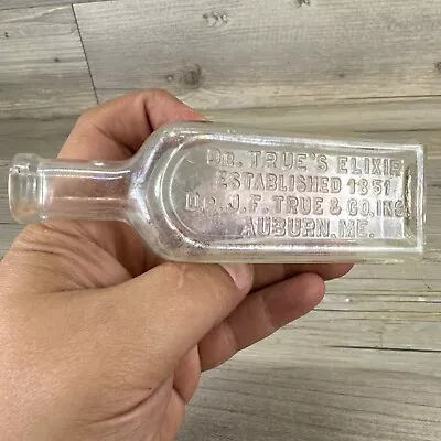 RARE Dr. True’s Elixir J. F. True & Co.  Medicine  BOTTLE Auburn Maine ME • $9.99