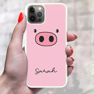 Personalised Kawaii Pig Phone Case For IPhone 14 13 12 11 8 7 6 MAX XR X XS PRO • £6.90