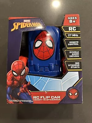 Marvel Spider-Man Venom Vs Spiderman Remote Control RC Flip Car • $14.99