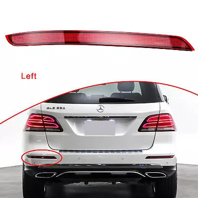 Rear Bumper Left Reflector Lamp For Mercedes-Benz W166 ML63 ML350 ML550 2012-15 • $15.53