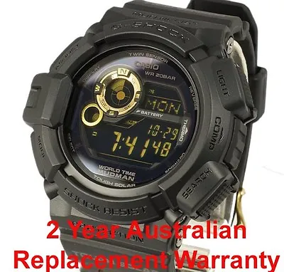 Casio G-shock Mudman Solar Watch G9300 Free Express G-9300gb-1 2-years Warranty • $244.99