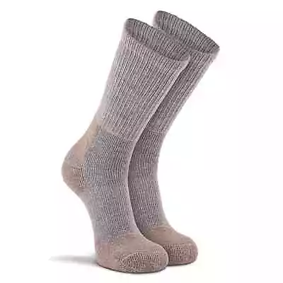 Fox River 6510 Socks Fox River Wick Dry Steel Toe Crew Socks 2 Pair USA Grey • $15.99