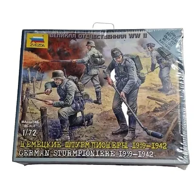 German Sturmpioniere 1939-42 Figures 6110 Zvezda Scale 1:72 New In Sealed Packet • £6.18