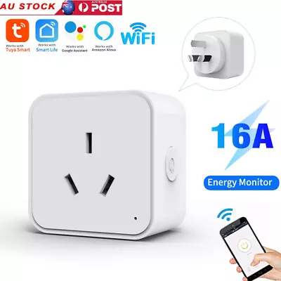 Tuya WiFi / Zigbee 16A Smart  Socket Plug Voice Control For Alexa Google Home AU • $22.99