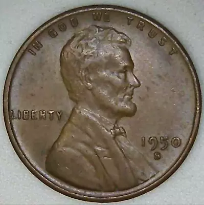 1950-S 1C Lincoln Wheat Cent XF 23lc0517-1 • $2.99