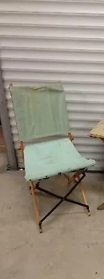 Vintage WW2 Officers Campaign Military Folding Chair • $88.41