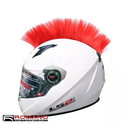 Universal Sport Skiing Racing Helmet Mohawk Wig Hair 8 Color Unisex For ATV BMX • $10.75