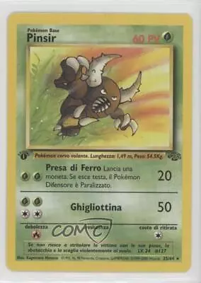 1999 Pokemon Jungle Italian 1st Edition Pinsir #25 10cj • $29.29