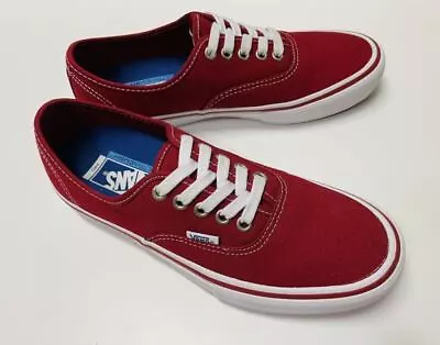 Vans Authentic Pro Color Red White Sneaker Without Box Men Us7.5 • $258.81