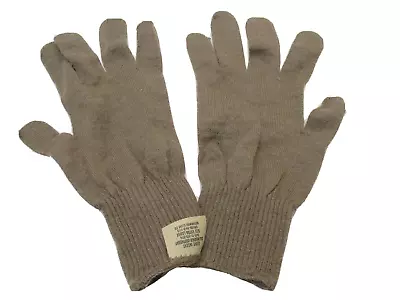 New Usgi Army Brown Work/rappel Glove Inserts Cold Weather Lightweight Wool Type • $12.95