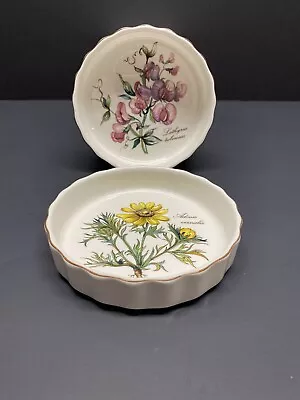 VILLEROY & BOCH BOTANICA 4.5  Individual Quiche Or Tart Dishes - Set Of 2 • $20