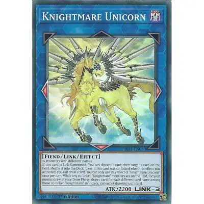 RA01-EN043 Knightmare Unicorn  : Super Rare Card : 1st Edition : YuGiOh TCG • £0.99