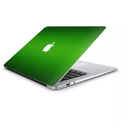 Skin Decal Wrap For Macbook Air 13 Inch 13  - Lime Green Carbon Fiber Look • $14.98