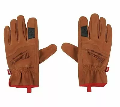 Milwaukee 48-73-0012 Goatskin Leather Gloves Large 9  SMARTSWIPE™ Knuckle  • $12.90