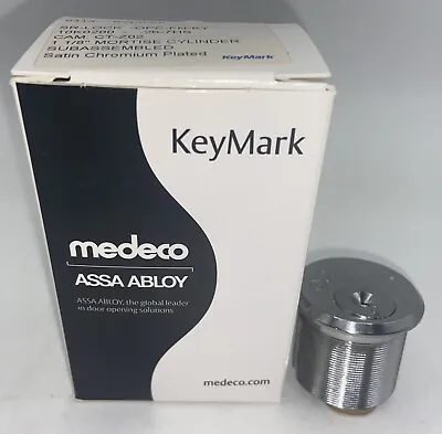 Medeco SR-Lock 10K0200 26-7HS CT-Z02 1 1/8” Mortise Cylinder Chrome Locksmith • $49.99