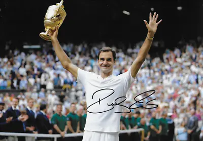 £125 • Buy Roger Federer Tennis Player Signed Photograph 2 *With Proof & COA*