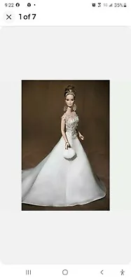 $195 • Buy Sealed In Shipper Badgley Mischka Bride Barbie Doll 2003 Gold Label. MINT							