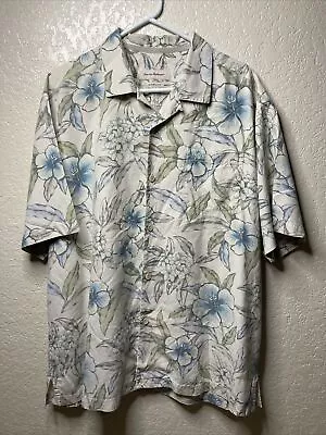 Tommy Bahama Hawaiian Shirt Mens XL 100% Silk Beach Island Original Fit • $16.50