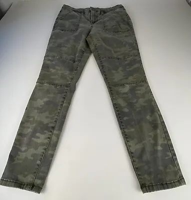 MOSSIMO Women’s Camo Camouflage Green Leggings Stretch High Rise 10/30 • $12.29
