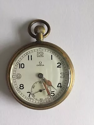 £160 • Buy Omega Pocket Watch Military World War 2 Government Issued GTSP Broad Arrow 15 J