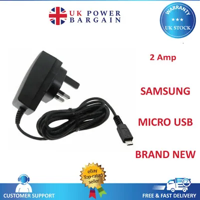 UK Mains USB Charger For Samsung Galaxy S3 S2 I9100 S I9000 NOTE I9220 ACE I8160 • £5.99