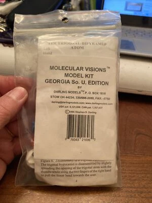 $7.29 • Buy Trigonal-Bipyramid Atom Left Hand MOlecular Visions MOdel Kit Georgia SoU Editio