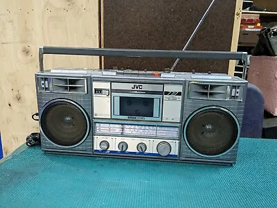 Vintage JVC RC-770JW Ghetto Blaster Cassette Boombox Radio *For Parts* • $80