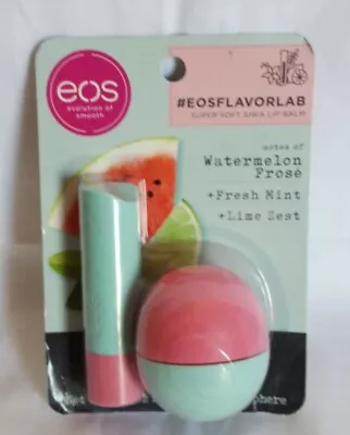 EOS Watermelon+ Fresh Min+ Lime Zest Super Soft Shea Lip Balm Stick & Sphere  • $12.50