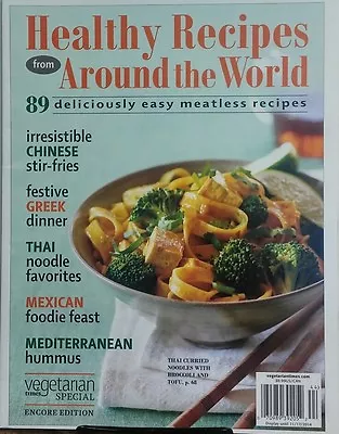 Vegetarian Times Special Healthy Recipes From Around The World FREE SHIPPING Sb • $14.95