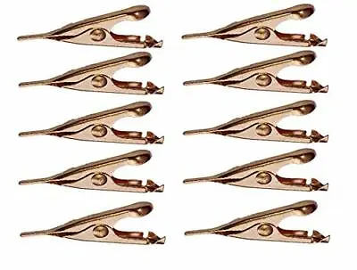 Corpco Micro Toothless Alligator Test Clips Copper Plated With Smooth • $12.63