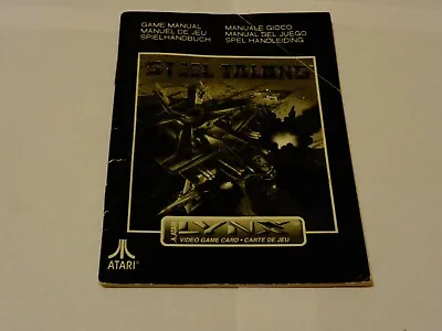 ATARI LYNX Game Manual - Steel Talons - Lot 1 • $20