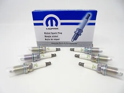 2002-2011 Dodge Dakota Jeep Grand Cherokee 3.7L Set Of Six (6) Spark Plugs OEM • $40.95