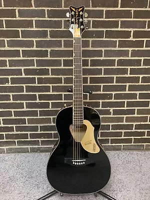 Gretsch G5021E Rancher Penguin Parlor Acoustic Electric Guitar Black • $400