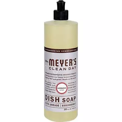 Mrs. Meyers Mrs. Meyer's Liquid Dish Soap Lavender 16 Oz. (83802-MP) 2399634 • $11.79
