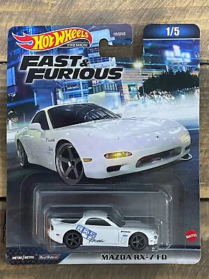 Hot Wheels Premium Fast Furious Mazda RX-7 FD [Combine P&P] • £9.75