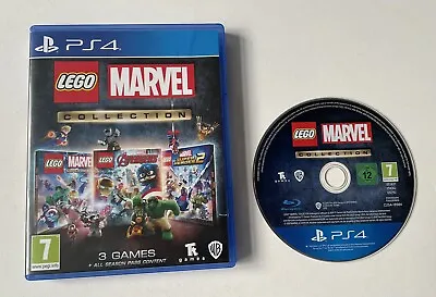 Lego Marvel Collection Triple Pack Avengers Super Heroes 1+2 PlayStation 4 PS4 • £17.99