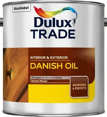 Dulux Trade Danish Oil - Nourishes & Protects All Types Of Wood • £29.74