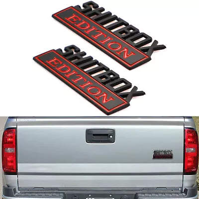 2x Metal SHITBOX Logo Emblem Badge 3D Stickers Decal Decor Car Accessories • $0.99