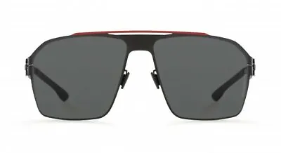 £349.94 • Buy Ic! Berlin AMG 02 Black Red Sunglasses Logo Engraving AMG Mercedes-Benz Eyewear