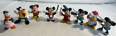 VTG Disney Mickey Mouse Minnie Donald Duck Goofy PVC Figures Toy Set • $12.99