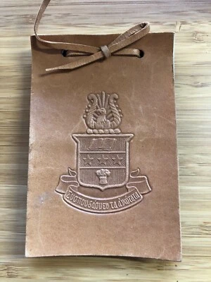 $16.98 • Buy VTG 1940s MICHIGAN STATE ALPHA CHI OMEGA LEATHER BOUND SMALL PHOTO ALBUM