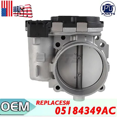 Genuine Throttle Body 5184349AD For Dodge Ram Jeep Chrysler 3.0L 3.6L MOPAR • $87.55