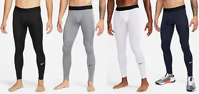 Nike Pro Dri-FIT Men's Full Length Tights  - FB7952 - FREE SHIPPING • $34.99